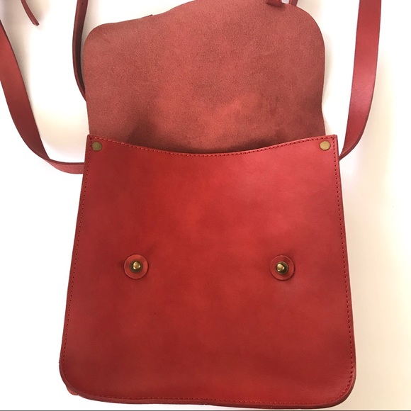 EUC Madewell Red Watertower Messenger Bag - Picture 8 of 11